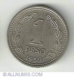 Image #2 of 1 Peso 1959