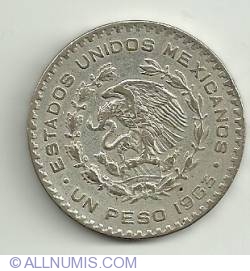 Image #2 of 1 Peso 1963