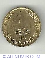 Image #2 of 1 Peso 1991