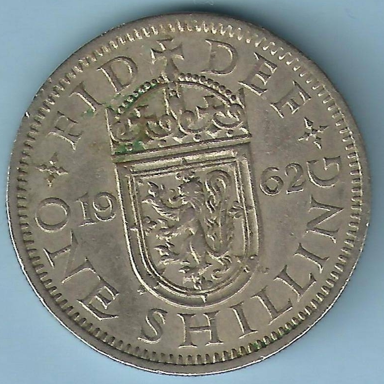 1962 one shilling