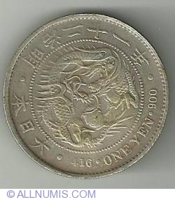 Image #2 of 1 Yen 1888 (Meiji 21)