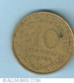 Image #2 of 10 Centimes 1970