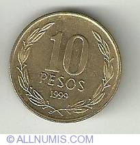 Image #2 of 10 Pesos 1999