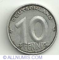 10 pfennig 1950 A