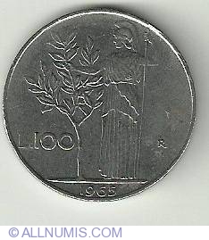 100 Lire 1965
