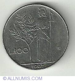 100 Lire 1967