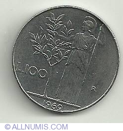 100 Lire 1969
