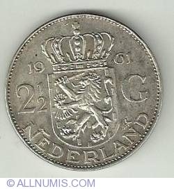 Image #2 of 2 1/2 Gulden 1961