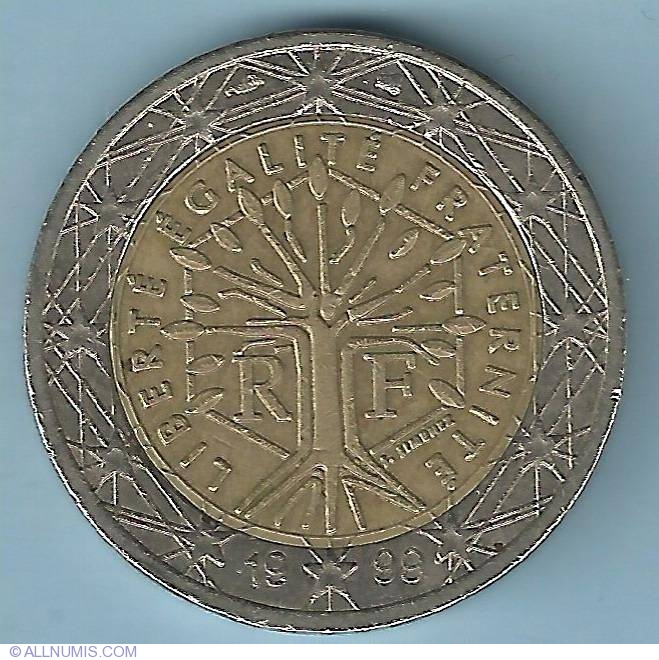 2 Euro 1999 Euro 1999 2009 France Coin 14365