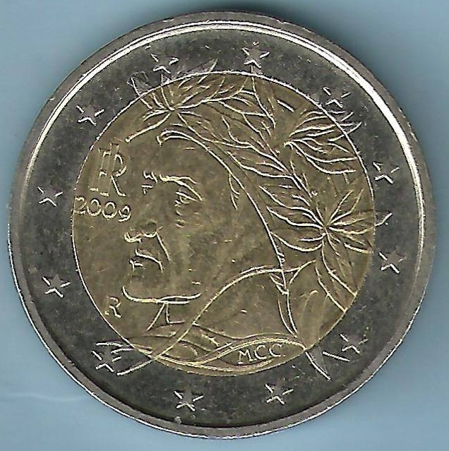 2 Euro 2009, Euro (2002 - ) - 2 Euro - Italy - Coin - 14357