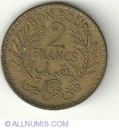 Image #2 of 2 Francs 1945