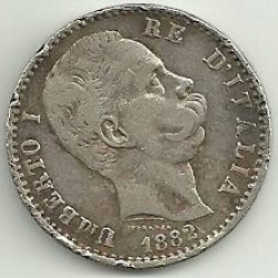 Image #2 of 2 Lire 1882 R