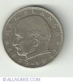 Image #2 of 2 Mărci 1957 F -  Max Planck