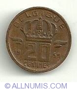 20 Centimes 1959 (Belgique)
