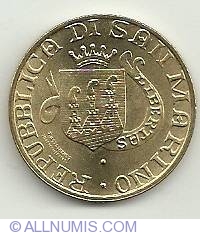 Image #1 of 200 Lire 1989 R - History