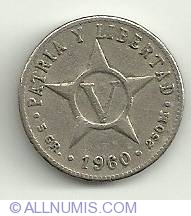 Image #2 of 5 Centavos 1960