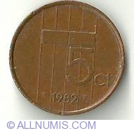 Image #2 of 5 Cents 1982