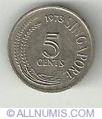 Image #2 of 5 Cents 1973
