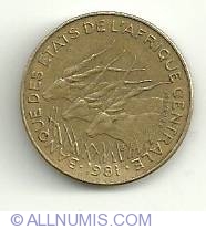 Image #1 of 5 Francs 1981