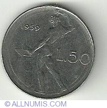 Image #1 of 50 Lire 1959