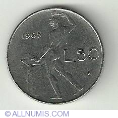Image #1 of 50 Lire 1965