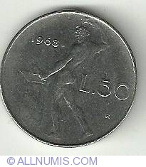 Image #1 of 50 Lire 1968