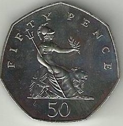 50 Pence 1985