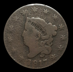 Image #1 of Matron Head Cent 1817 - 13 Stars