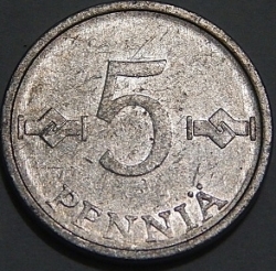5 Pennia 1984