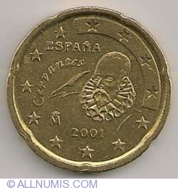 Image #2 of 20 Euro Cent 2001