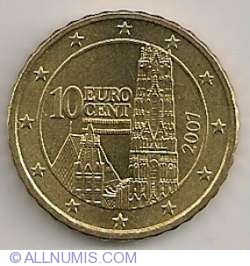 Image #2 of 10 Euro Centi 2007