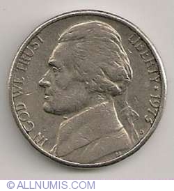 Image #2 of Jefferson Nickel 1973 D
