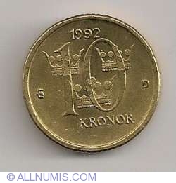 Image #1 of 10 Kronor 1992