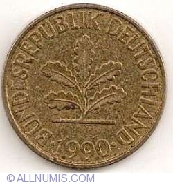 Image #2 of 10 Pfennig 1990 F