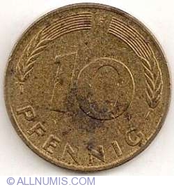 Image #1 of 10 Pfennig 1990 F