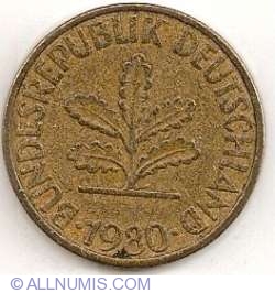 Image #2 of 10 Pfennig 1980 F
