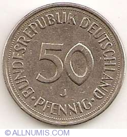 Image #1 of 50 Pfennig 1980 J
