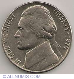 Image #2 of Jefferson Nickel 1976