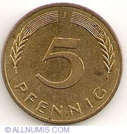 5 Pfennig 1984 J