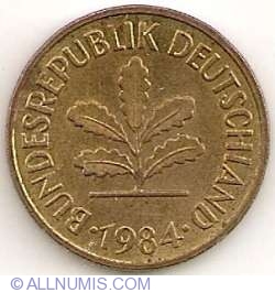 Image #2 of 5 Pfennig 1984 J