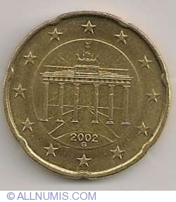 Image #2 of 20 Euro Cenţi 2002 G