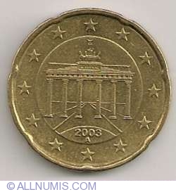 20 Euro Cenţi 2003 A