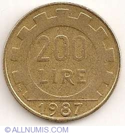 Image #1 of 200 Lire 1987