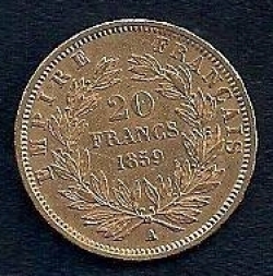20 Franci 1859 A