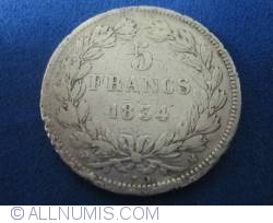 Image #1 of 5 Francs 1834 M