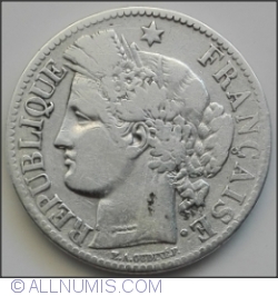 2 Francs 1871 A (large A)