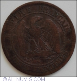 Image #1 of 2 Centimes 1854 W