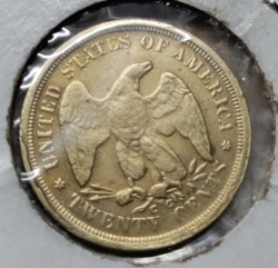Twenty Cent Piece 1875 CC