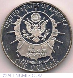 Image #1 of 1 Dollar 1991 S - Mount Rushmore National Memorial