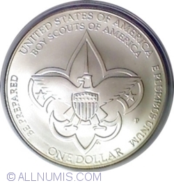 1 Dolar 2010 P - A 100-a aniversare a Cercetașilor americani